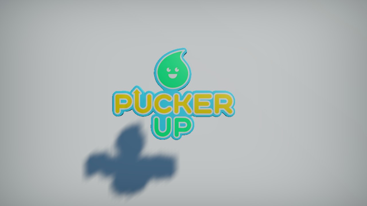 Sign Pucker Up 1m