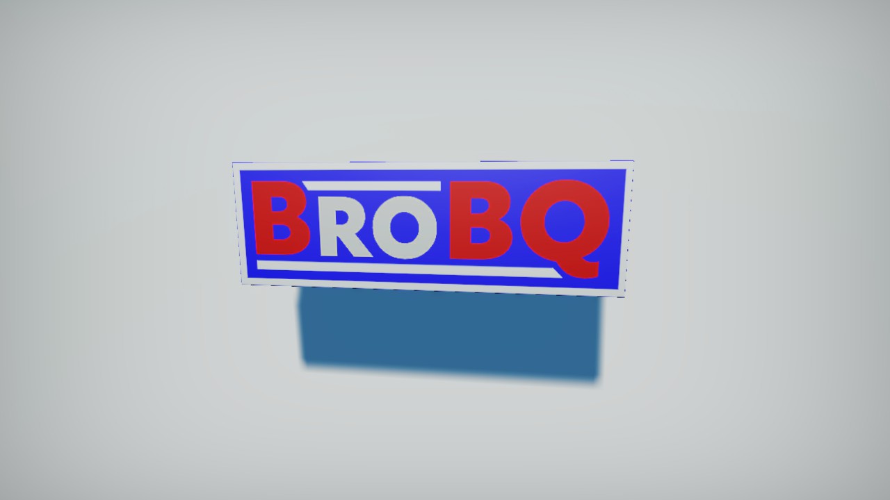 Sign BroBQ 2m