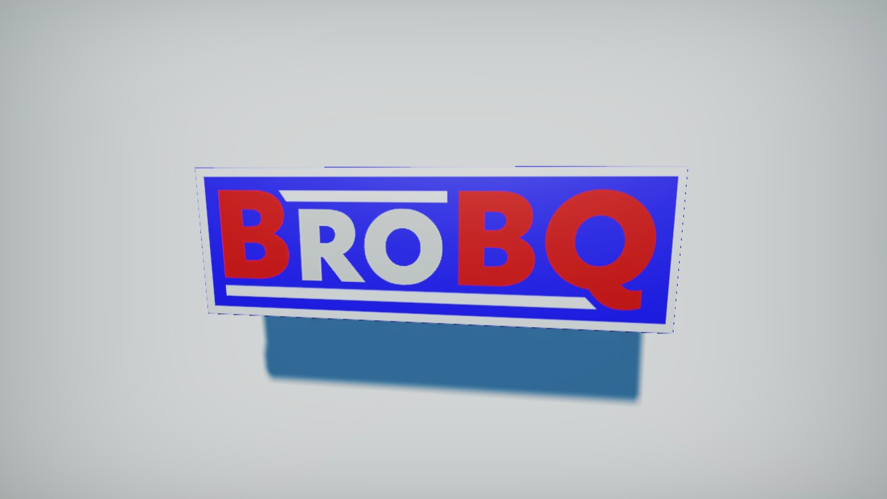 Sign BroBQ 3m