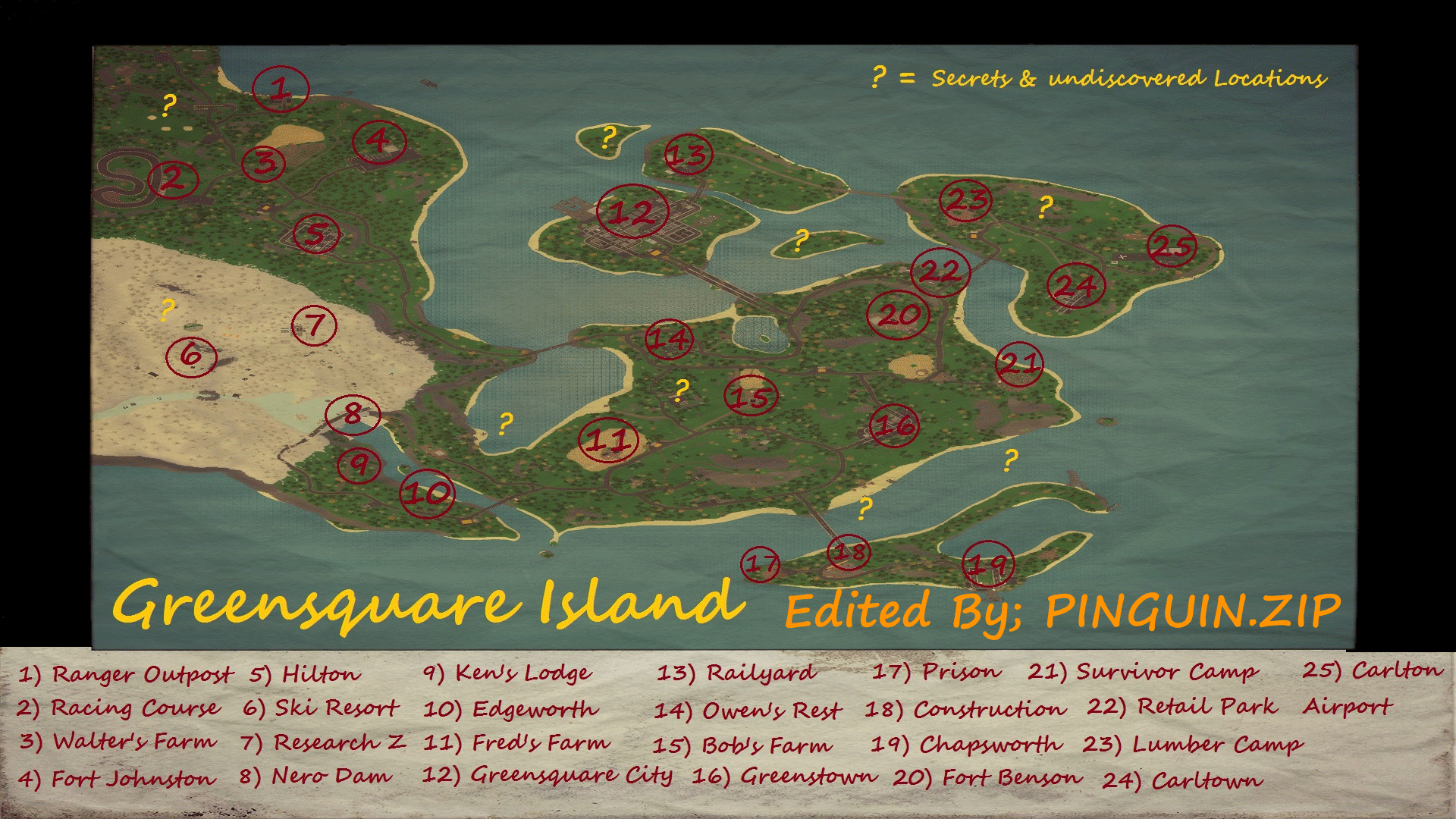 GreenSquare Island Edit. – Unturned Mod