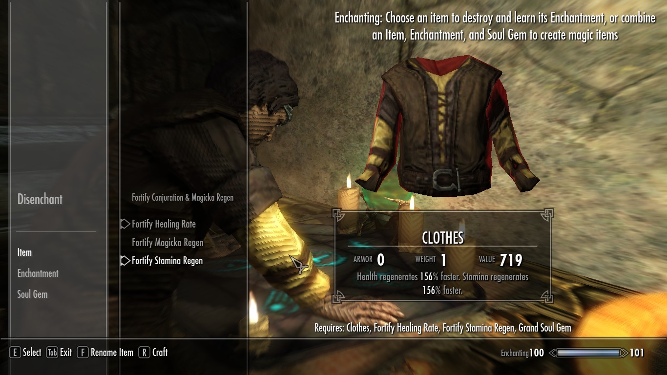 Better Fortify Health, Magicka and Stamina Regeneration Enchantments