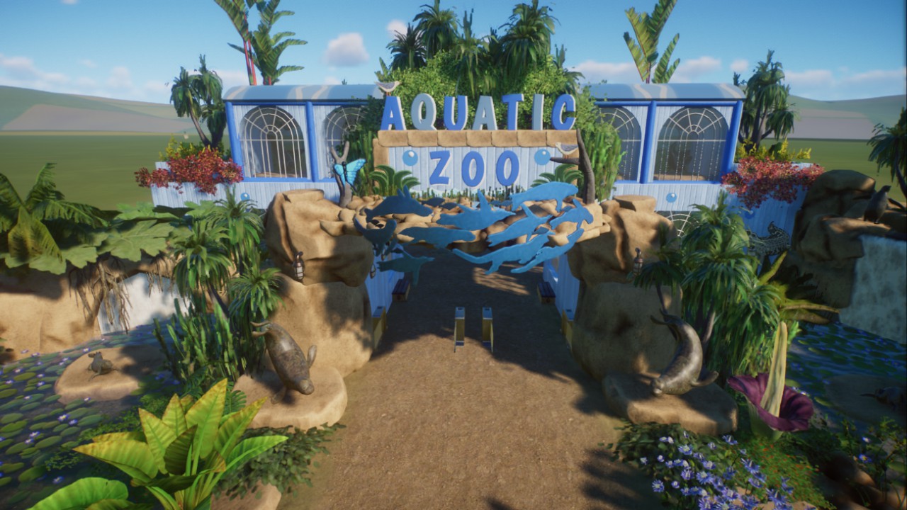 Aquatic entrance zoo