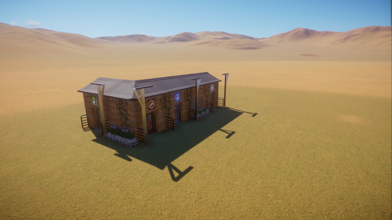 Wooden Staff Building 2