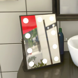 Glam Mirror Black Frame