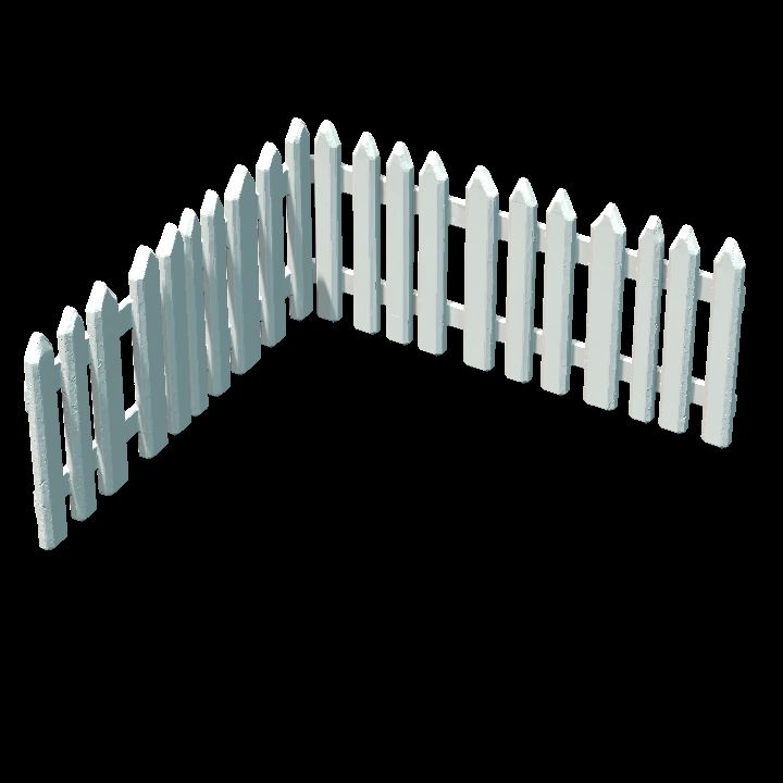 White Picket Fence Corner