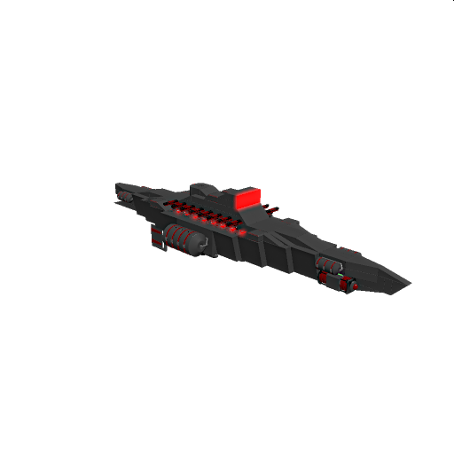 Warlord industry frigate torpedo boat (Guns on sides