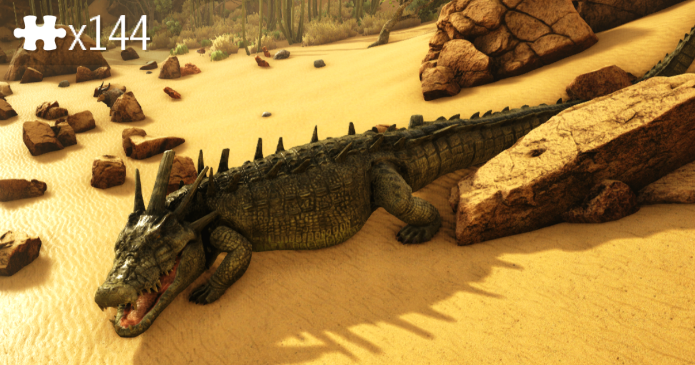 Crocodile smile