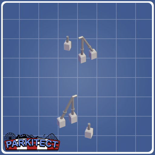 Coaster Corkscrew Support (Size 2 Right Diagonal)