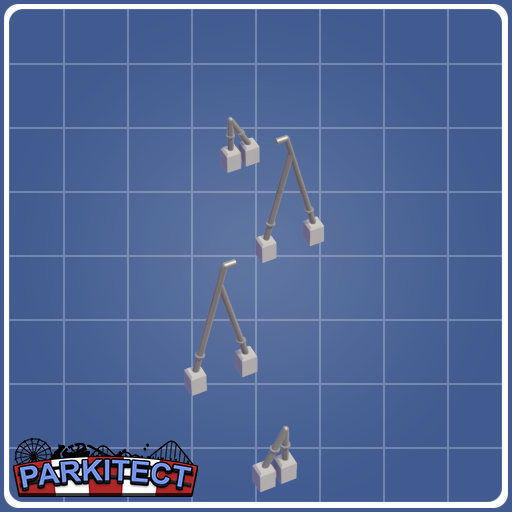 Coaster Corkscrew Support (Size 3 Right Diagonal)