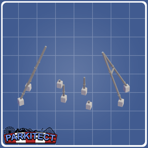 Coaster Loop Supports (Size 1 Right Diagonal)