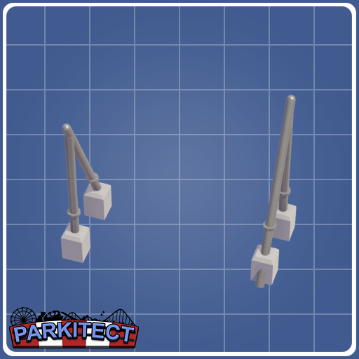 Inverted Coaster Corkscrew Support (Size 2 Left +0.25)