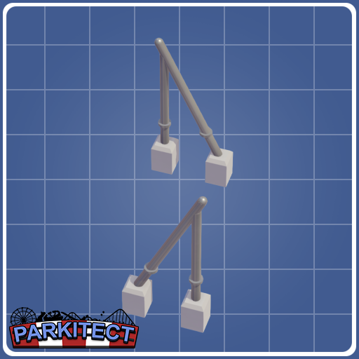 Inverted Coaster Corkscrew Support (Size 2 Left)