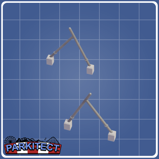 Inverted Coaster Corkscrew Support (Size 3 Left)