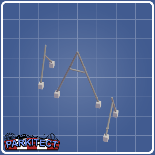 Inverted Coaster Corkscrew Support (Size 4 Right)