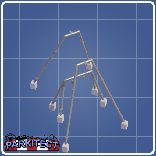Inverted Coaster Loop Supports (Size 2 Left +0.25)