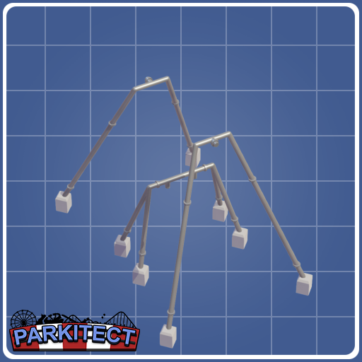 Inverted Coaster Loop Supports (Size 2 Right +0.25)