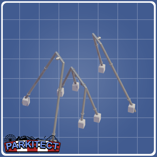 Inverted Coaster Loop Supports (Size 2 Right)