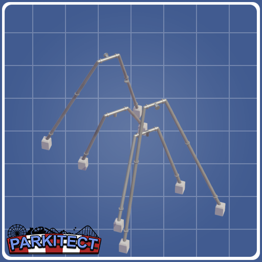 Inverted Coaster Loop Supports (Size 3 Right +0.25)