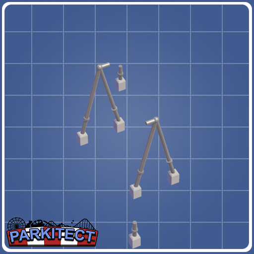 Monorail Coaster Corkscrew Support (Size 2 Left)