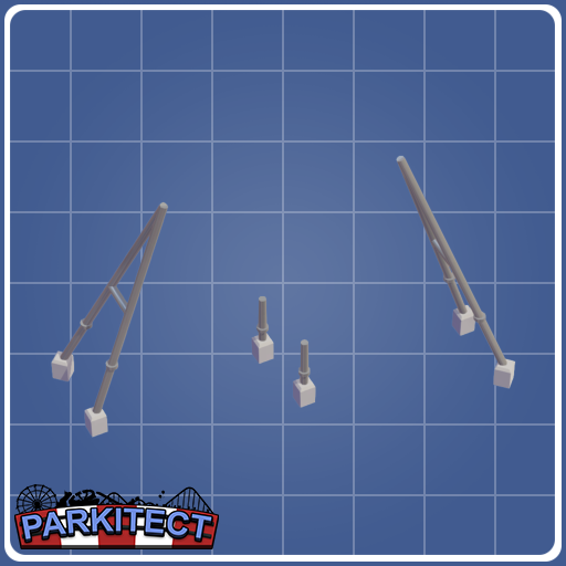 Monorail Coaster Loop Supports (Size 1 Left)