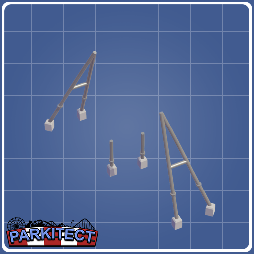 Monorail Coaster Loop Supports (Size 1 Right +0.25)