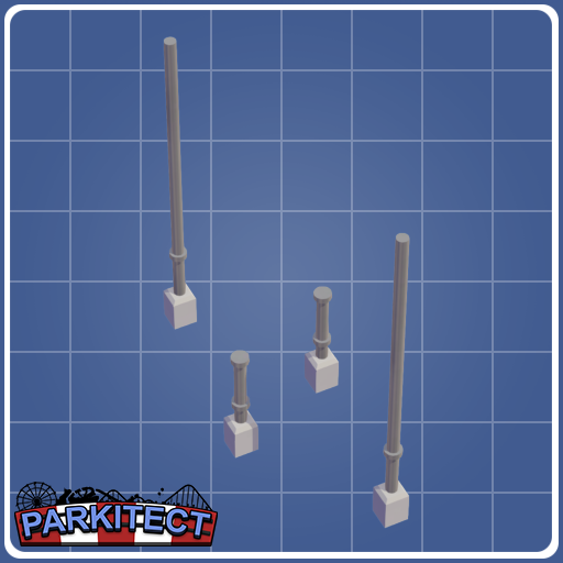 Monorail Coaster Loop Supports (Size 1 Right Alt. +0.25)