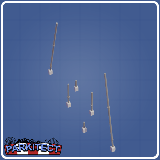 Monorail Coaster Loop Supports (Size 3 Right +0.25)