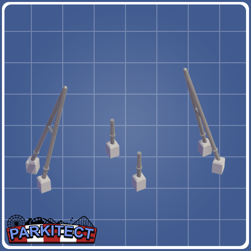 Wing Coaster Loop Supports (Size 2 Left)
