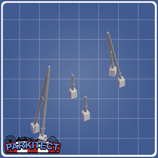 Wing Coaster Loop Supports (Size 2 Right)