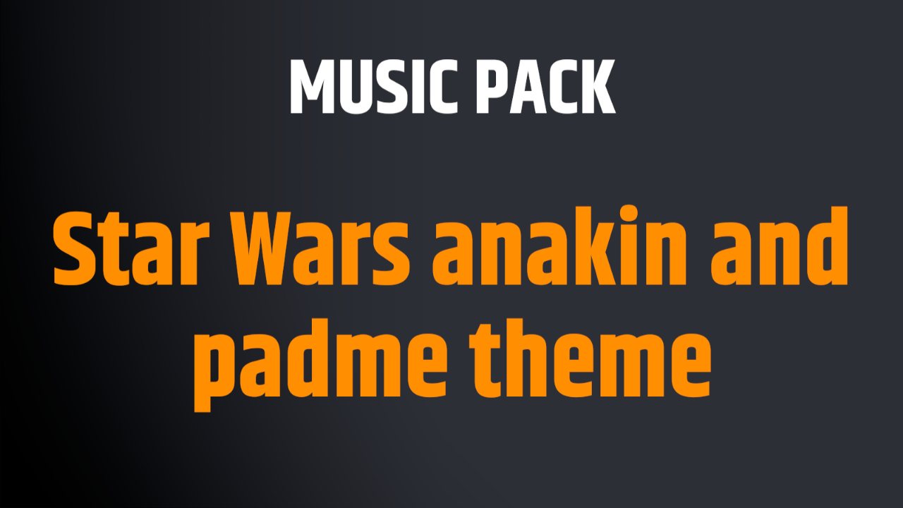 Star Wars anakin and padme theme