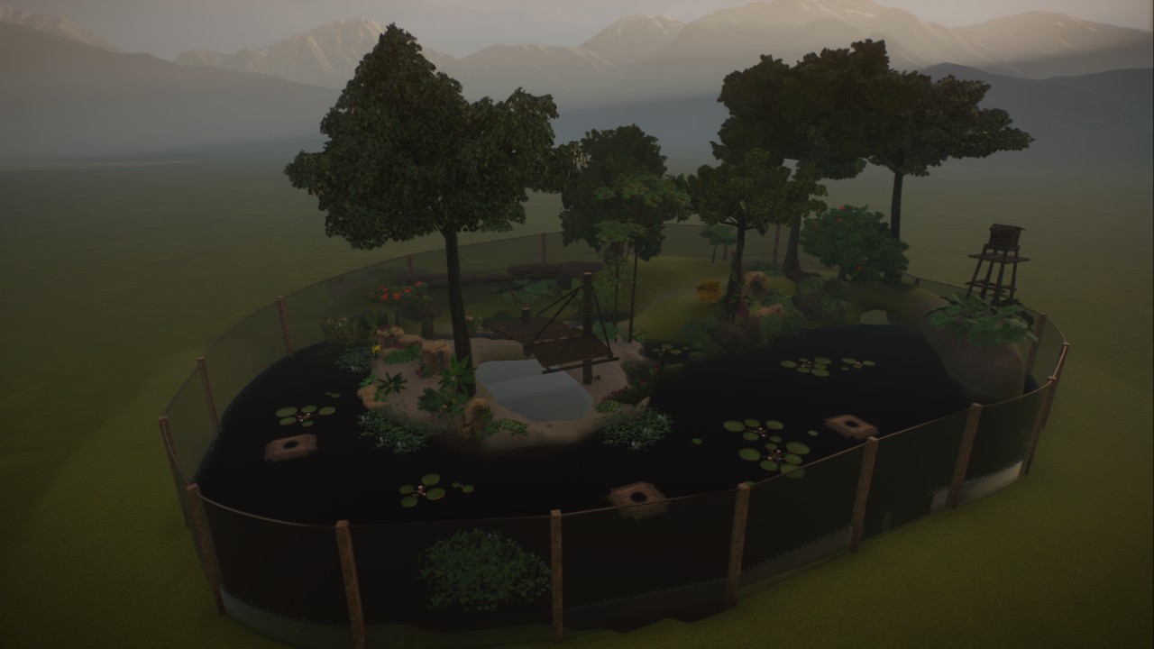 Giant otter habitat
