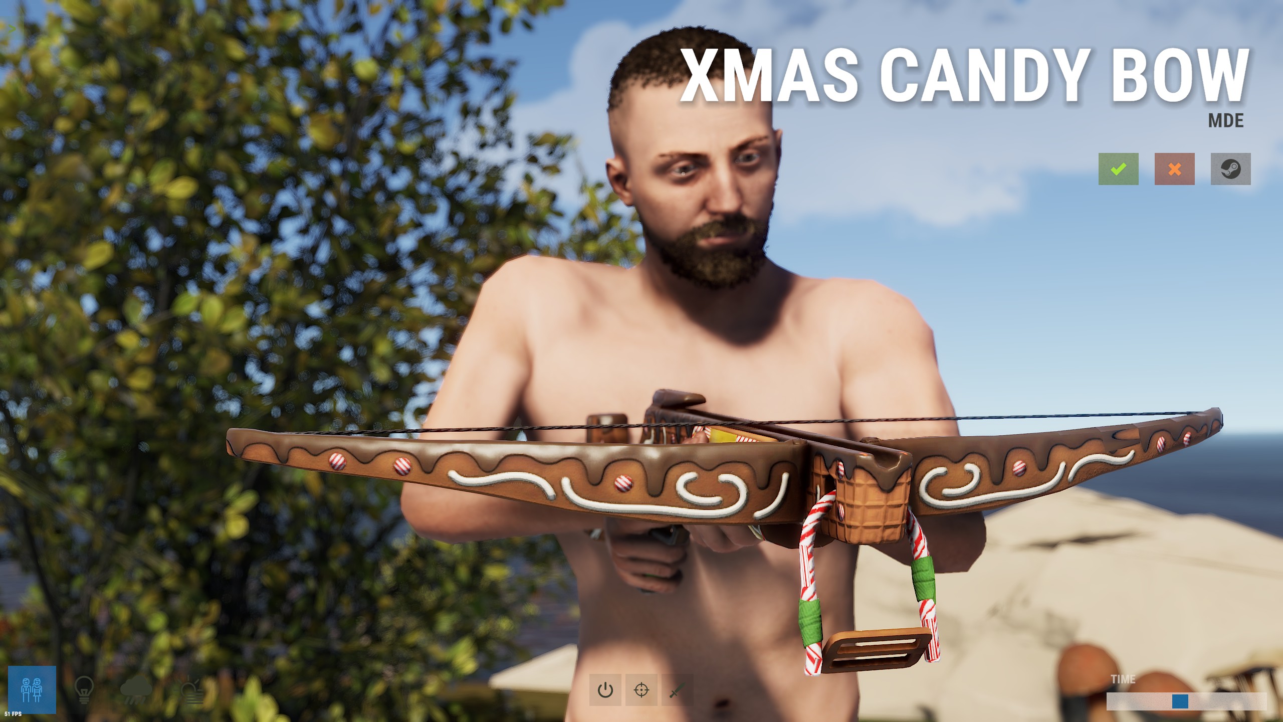 Xmas Candy Crossbow