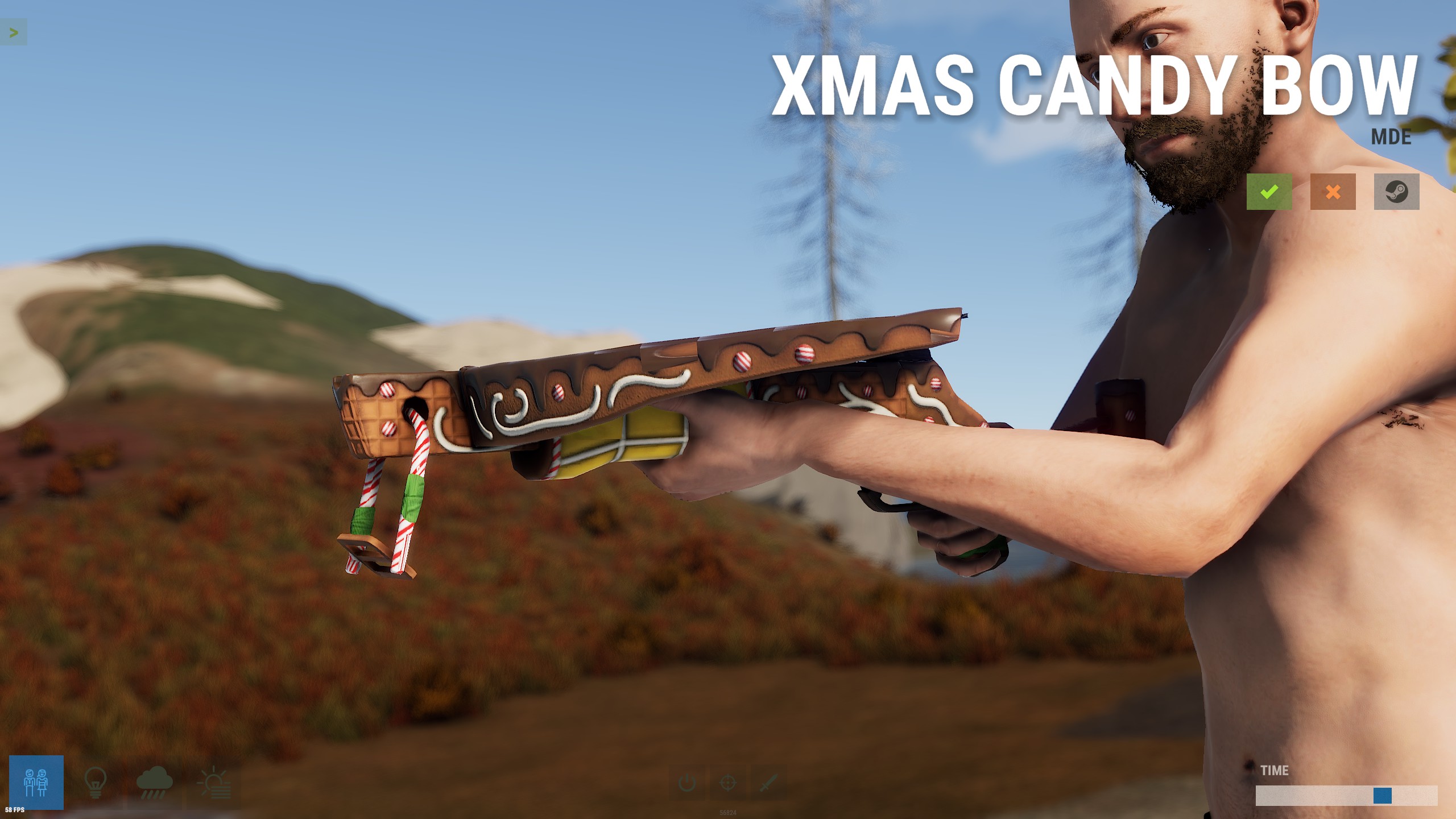 Xmas Candy Crossbow