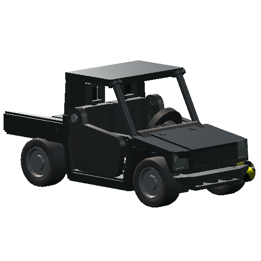 Wheel locked ATV