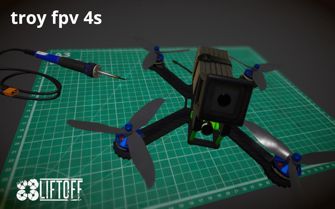 troy fpv 4s drone
