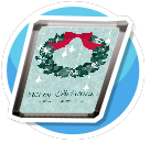 Christmas Wreath Poster