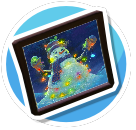 Glowing Christmas Snowman