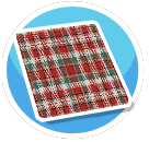 Christmas Flannel Rug