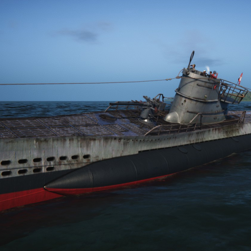 U-Boat Texture: Schiffsbodenfarbe III Rot 5 Underwater Hull