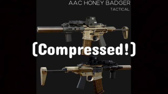 AAC Honey Badger Tactical (Silenced SMG) (Compressed Edition)