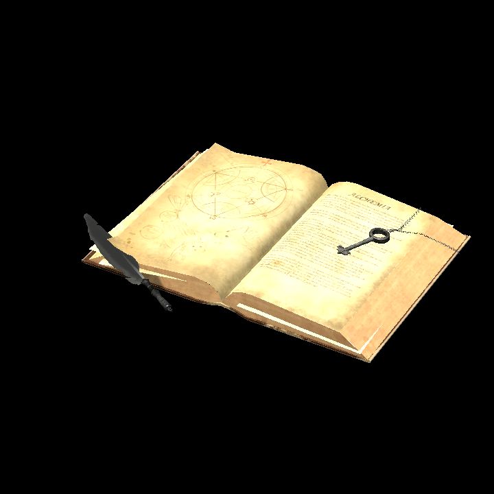 Book, Alchemy (Flat)