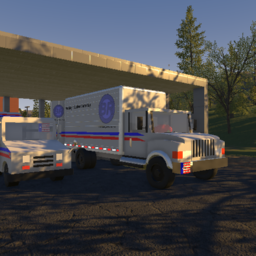 Postal service Box truck