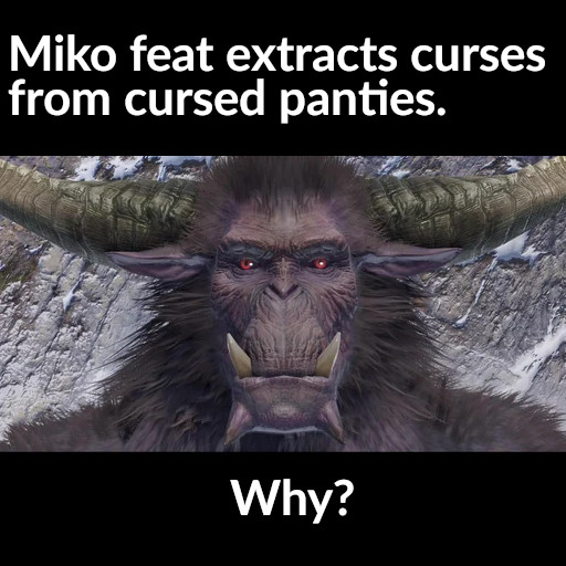 Miko Accepts Cursed Panties