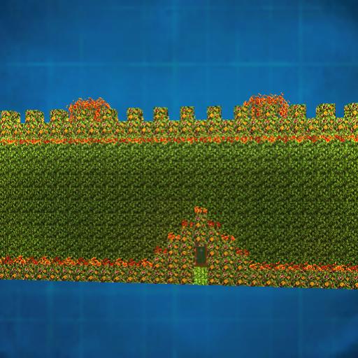 Maison forteresse nature
