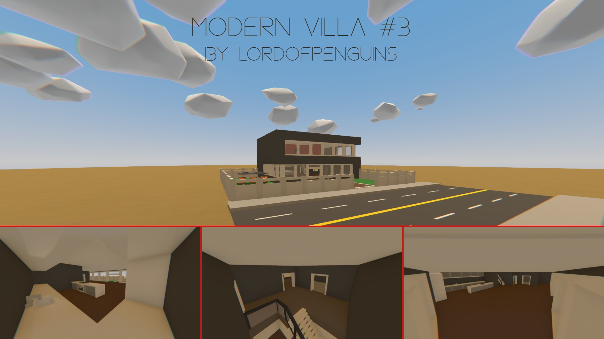 Modern Villa #3 By LordOfPenguins Açıklamayı Oku – Unturned Mod