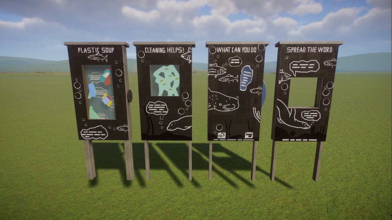 Plastic Soup Education Signs