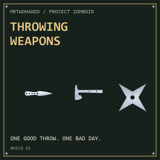 Throwing Weapons Skill V1 [B42.20.4]