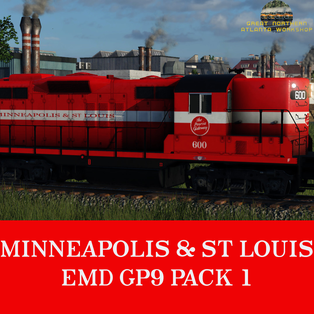 Minneapolis & St Louis Railway EMD GP9 Pack 1