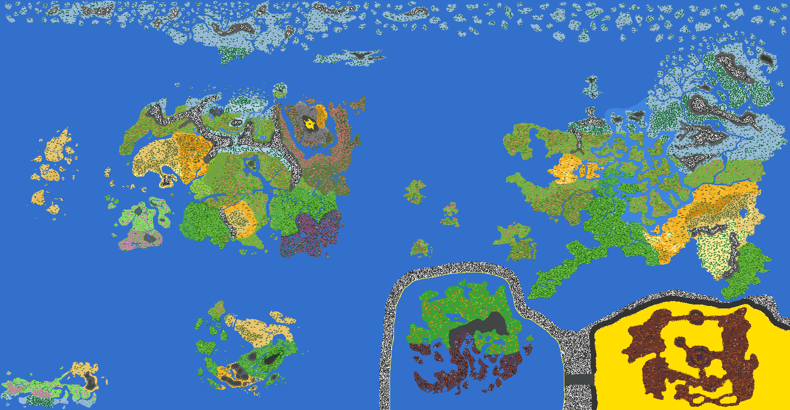 The Elder Scrolls - 3E Nirn + Oblivion (25x13)