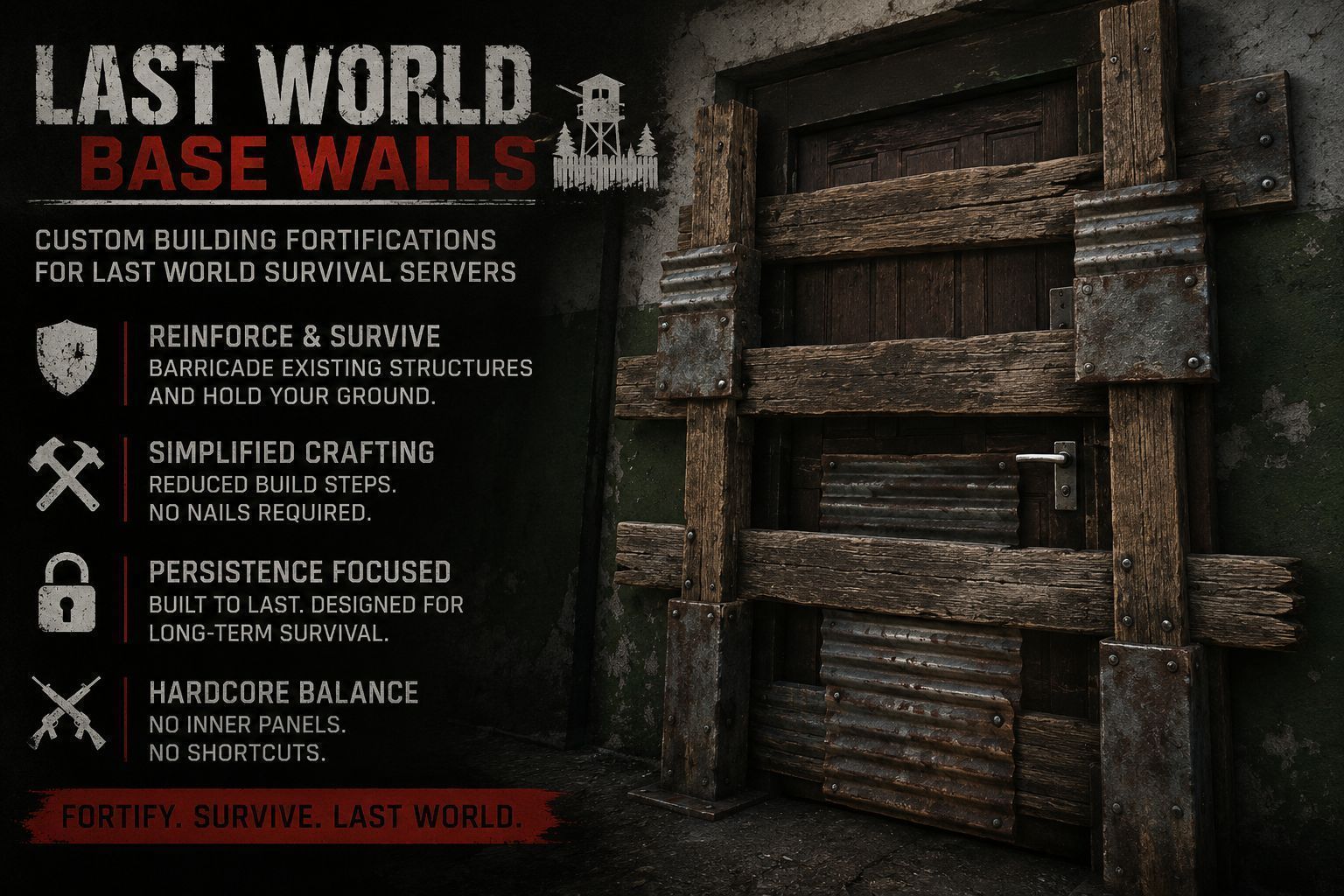 LAST WORLD BASE WALLS